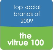 Top 100 Social Marketing Brands in 2009